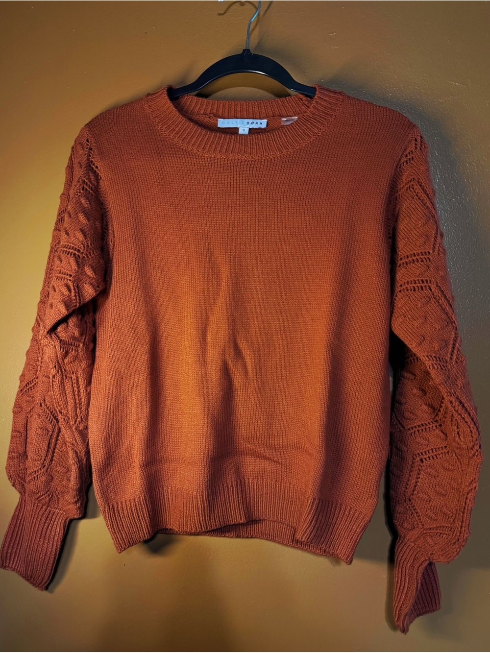 Orange Sweater Baltic Born Brand New No Tags